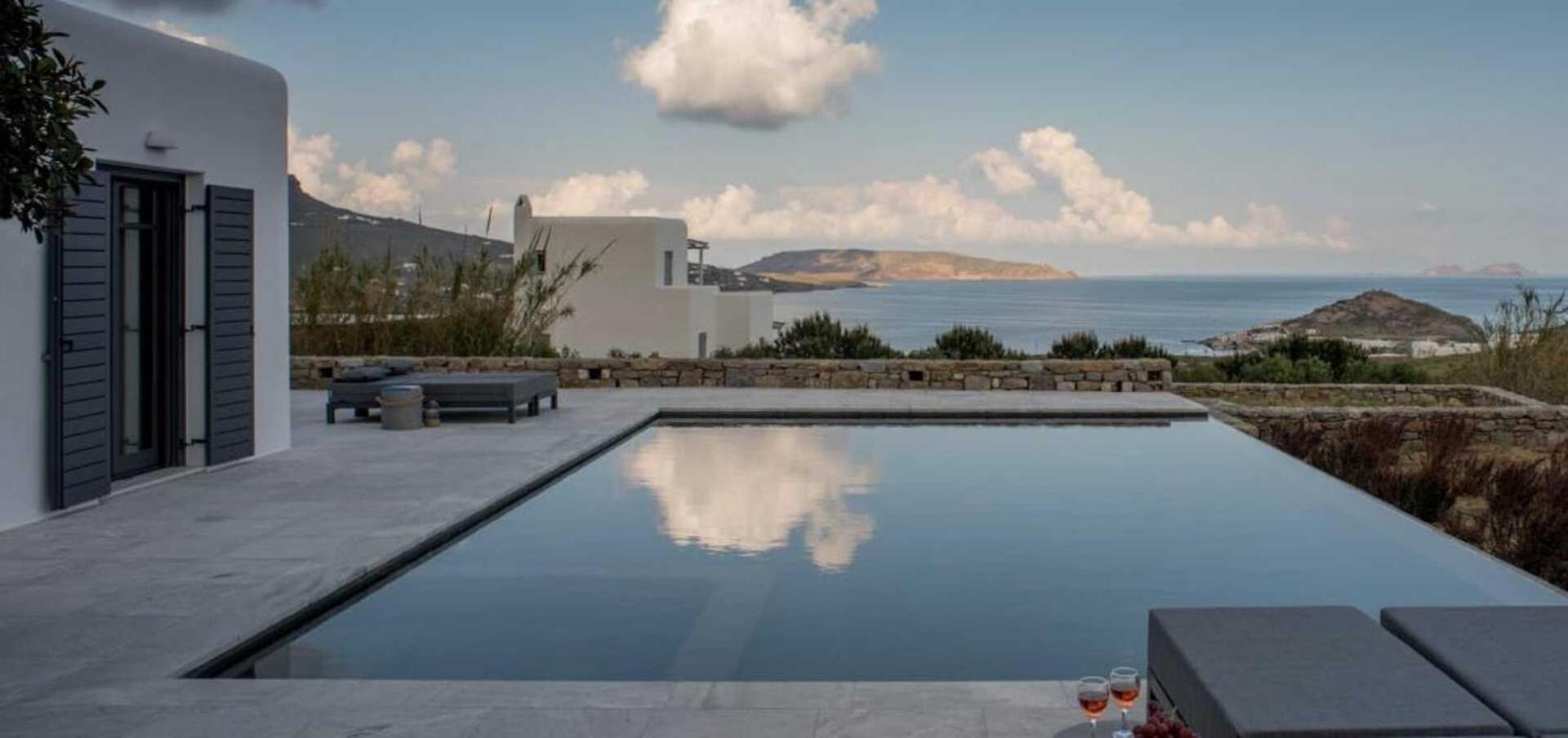Myconian Platinum Senior & Deluxe Villas カラファティス エクステリア 写真