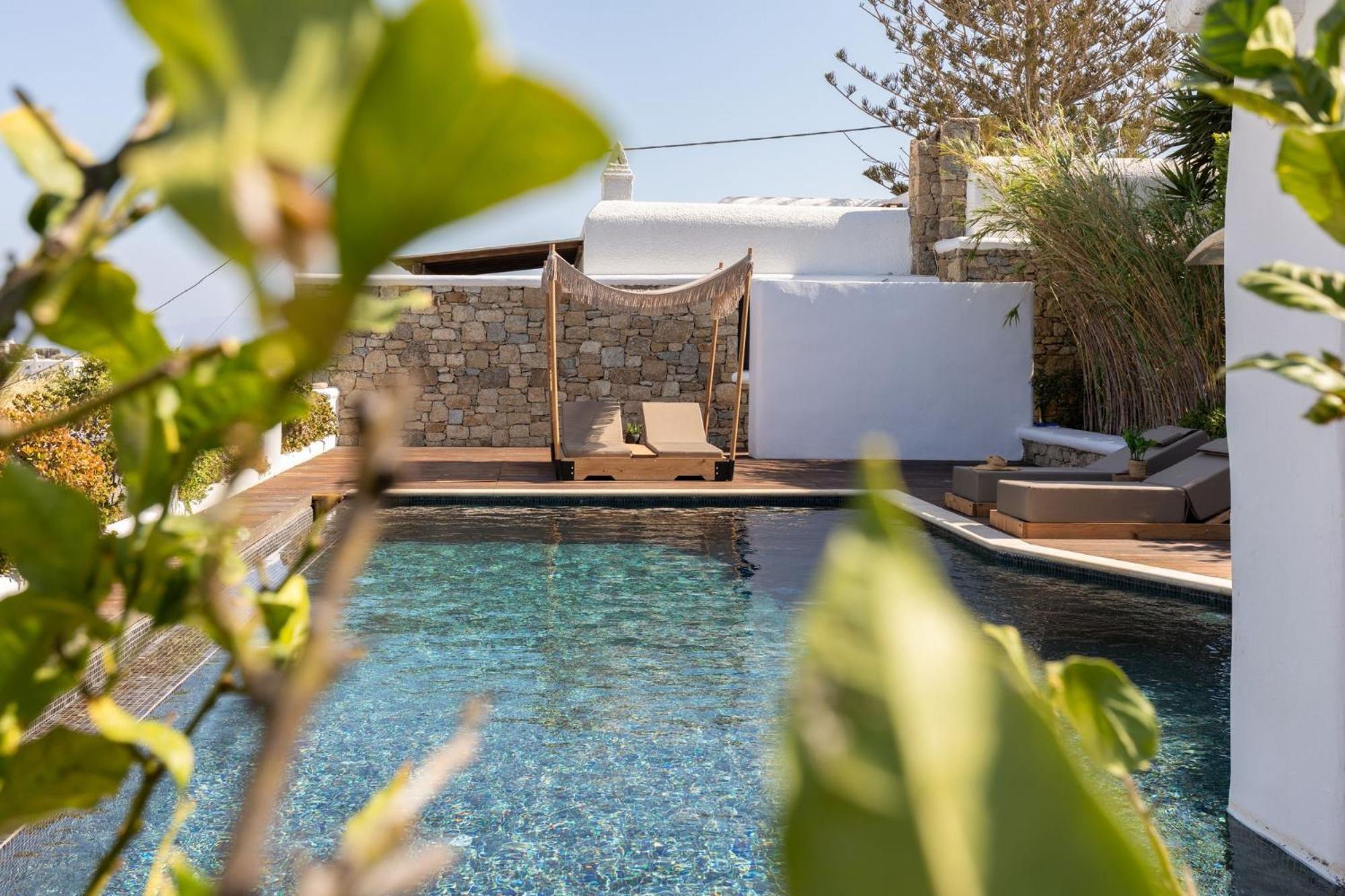 Myconian Platinum Senior & Deluxe Villas カラファティス エクステリア 写真