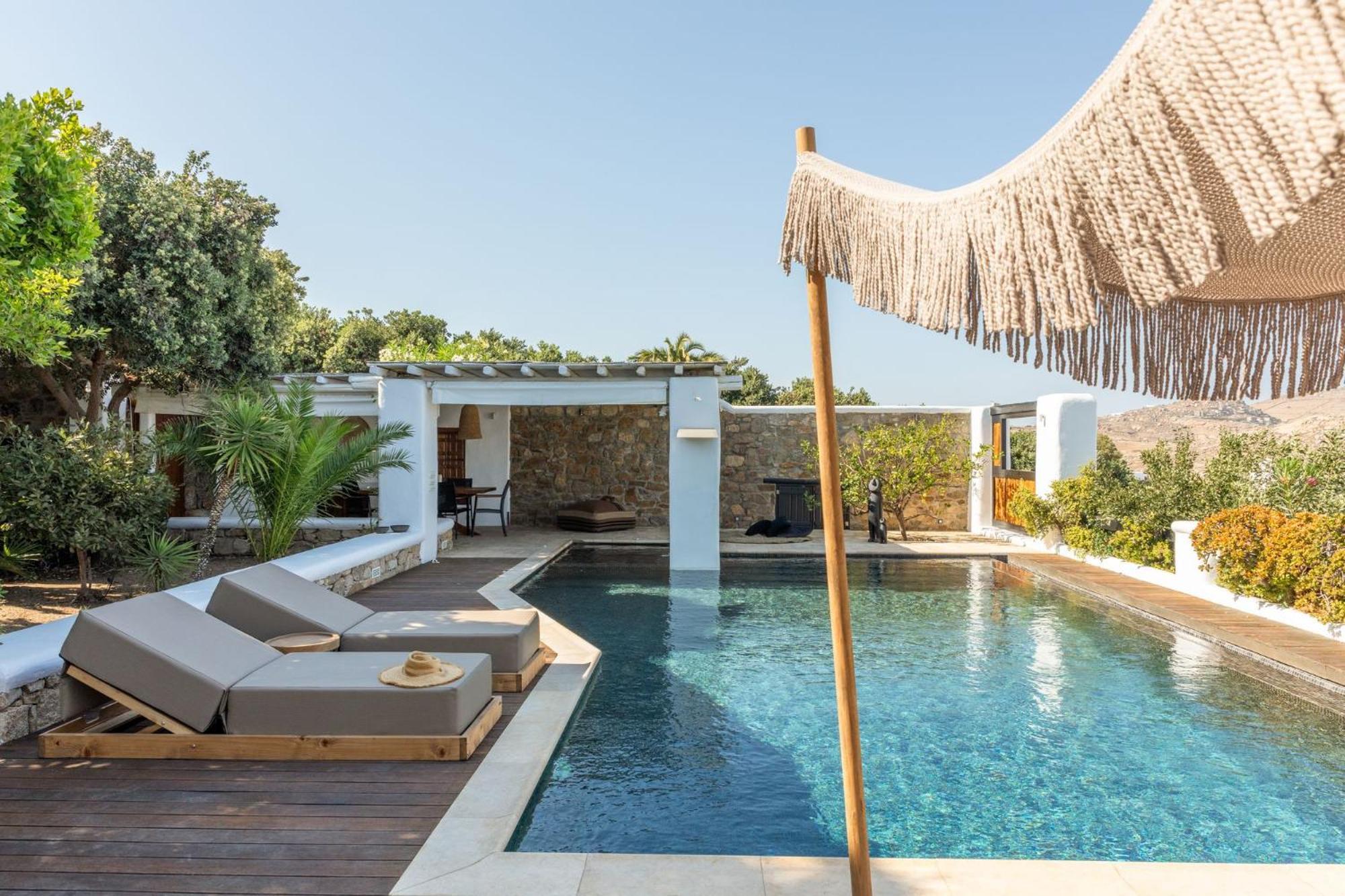 Myconian Platinum Senior & Deluxe Villas カラファティス エクステリア 写真