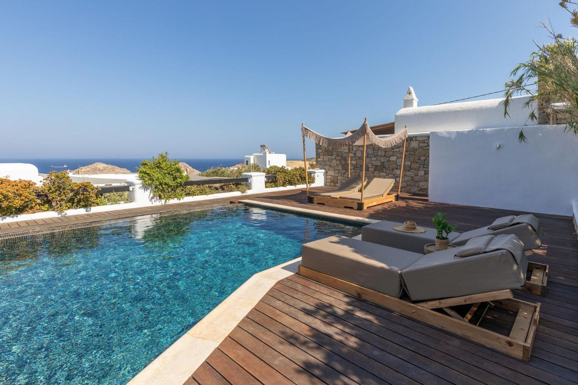Myconian Platinum Senior & Deluxe Villas カラファティス エクステリア 写真