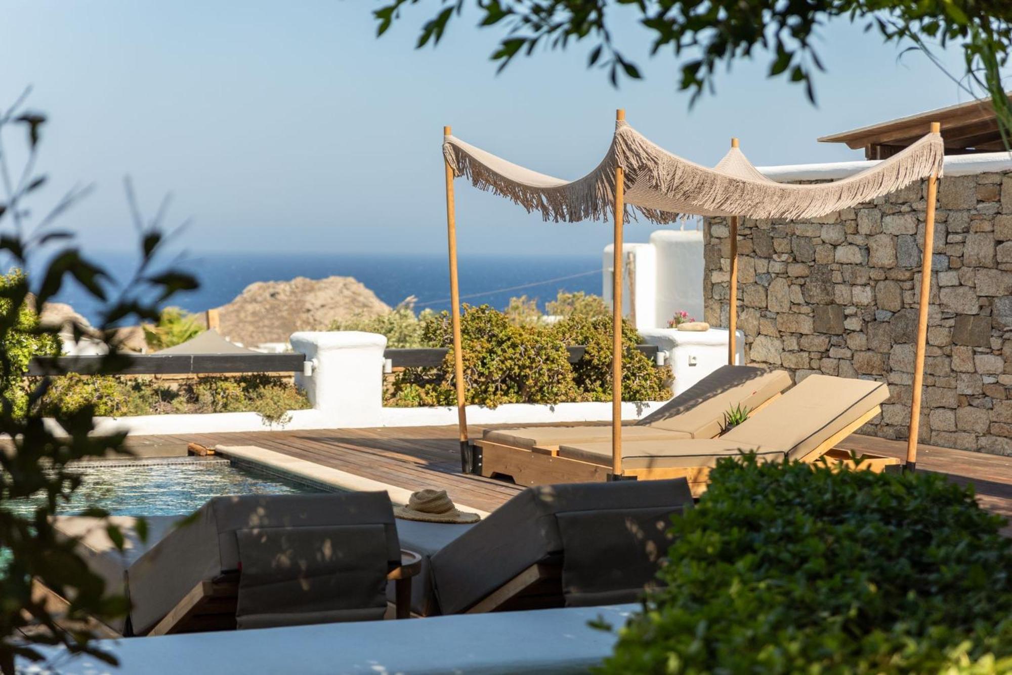 Myconian Platinum Senior & Deluxe Villas カラファティス エクステリア 写真